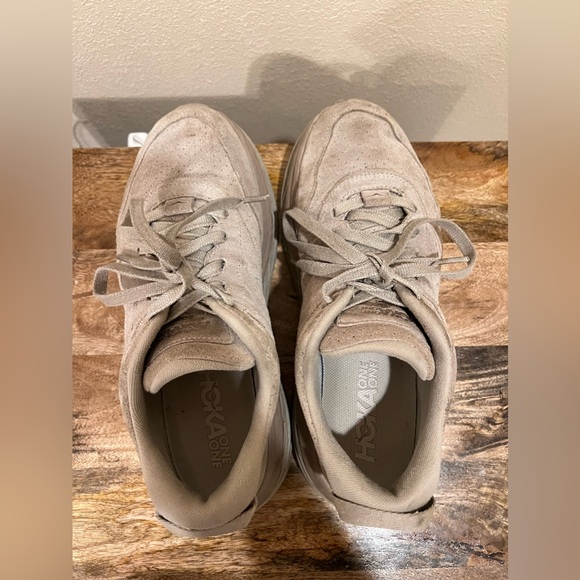 HOKA One One Bondi L Running ShoeSuede Simply Taupe Pumice Stone Men’s Size 11.5 - Picture 7 of 10